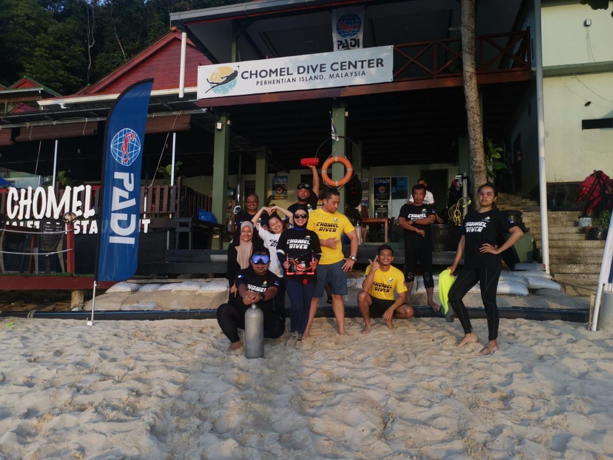 Perhentian Chomel Chalet Kampong Pasir Hantu Exterior foto
