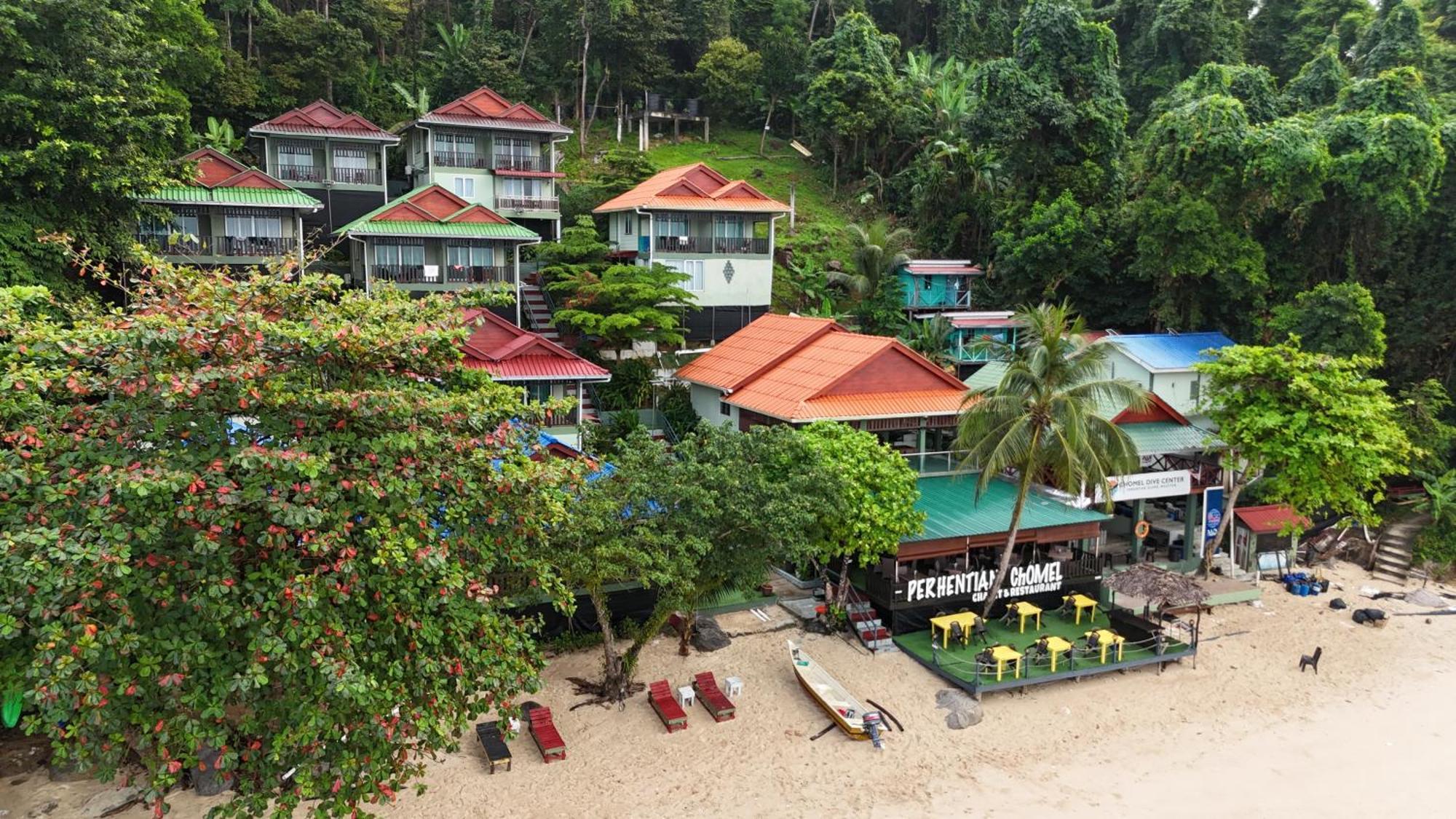 Perhentian Chomel Chalet Exterior foto